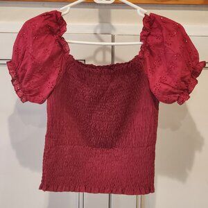 Size small red shirt